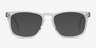 Rhode Island Clear AcetateEyeglass Frames from EyeBuyDirect, with Tinted Lenses