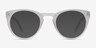 Lynx Blanche AcétateMontures de lunettes de vue d'EyeBuyDirect, Avec des Verres Teintés