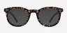 Solar Black Floral PlasticEyeglass Frames from EyeBuyDirect, with Tinted Lenses