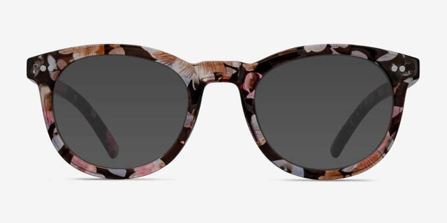 Solar Floral PlasticEyeglass Frames from EyeBuyDirect, with Tinted Lenses