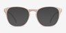 Myth Tan PlasticEyeglass Frames from EyeBuyDirect, with Tinted Lenses