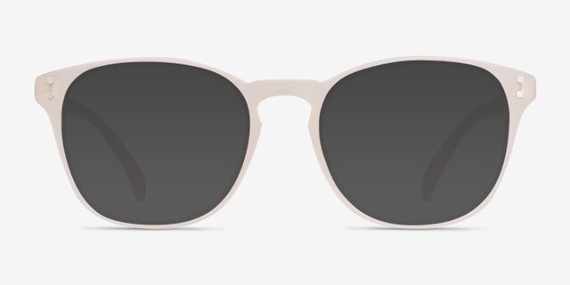 Myth Matte White PlasticEyeglass Frames from EyeBuyDirect, with Tinted Lenses