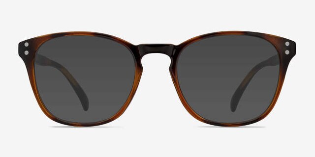 Myth Brown PlasticEyeglass Frames from EyeBuyDirect, with Tinted Lenses