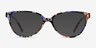 Dame Pink Floral PlasticEyeglass Frames from EyeBuyDirect, with Tinted Lenses