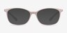 Glider Gris PlastiqueMontures de lunettes de vue d'EyeBuyDirect, Avec des Verres Teintés