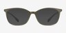 Glider Olive Green PlasticEyeglass Frames from EyeBuyDirect, with Tinted Lenses