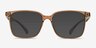 Blocks Clear Brown PlasticEyeglass Frames from EyeBuyDirect, with Tinted Lenses
