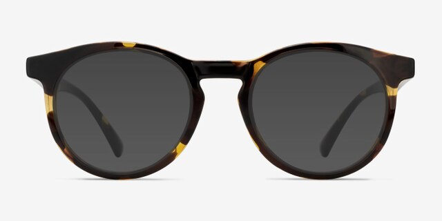 Thrill Tortoise PlasticEyeglass Frames from EyeBuyDirect, with Tinted Lenses