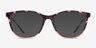 Release Fleuries PlastiqueMontures de lunettes de vue d'EyeBuyDirect, Avec des Verres Teintés