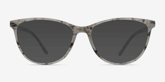 Release Speckled Gray PlasticEyeglass Frames from EyeBuyDirect, with Tinted Lenses