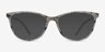 Release Speckled Gray PlasticEyeglass Frames from EyeBuyDirect, with Tinted Lenses