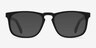Rhode Island Matte Black AcetateEyeglass Frames from EyeBuyDirect, with Tinted Lenses