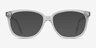 Escape Clear AcetateEyeglass Frames from EyeBuyDirect, with Tinted Lenses
