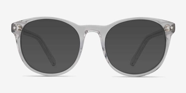 Primrose Clear AcetateEyeglass Frames from EyeBuyDirect, with Tinted Lenses