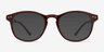 Instant Crush Red PlasticEyeglass Frames from EyeBuyDirect, with Tinted Lenses