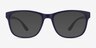 Milo Matte Navy PlasticEyeglass Frames from EyeBuyDirect, with Tinted Lenses