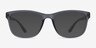 Milo Matte Gray PlasticEyeglass Frames from EyeBuyDirect, with Tinted Lenses