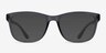 Milo Matte Gray PlasticEyeglass Frames from EyeBuyDirect, with Tinted Lenses