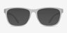 Milo Frosted Clear PlastiqueMontures de lunettes de vue d'EyeBuyDirect, Avec des Verres Teintés