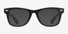 Atlee Noir PlastiqueMontures de lunettes de vue d'EyeBuyDirect, Avec des Verres Teintés