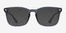 Uptown Matte Gray PlasticEyeglass Frames from EyeBuyDirect, with Tinted Lenses
