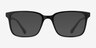 November Matte Black PlasticEyeglass Frames from EyeBuyDirect, with Tinted Lenses