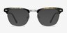 Coexist Striped MetalEyeglass Frames from EyeBuyDirect, with Tinted Lenses