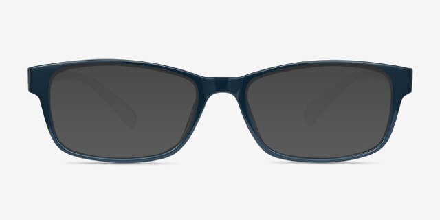 Danny Vert PlastiqueMontures de lunettes de vue d'EyeBuyDirect, Avec des Verres Teintés
