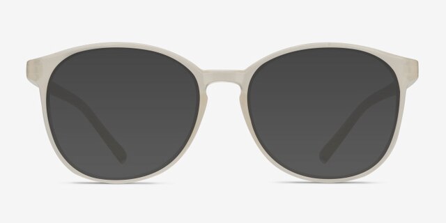 Dutchess Clear PlasticEyeglass Frames from EyeBuyDirect, with Tinted Lenses