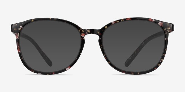Dutchess Floral PlasticEyeglass Frames from EyeBuyDirect, with Tinted Lenses