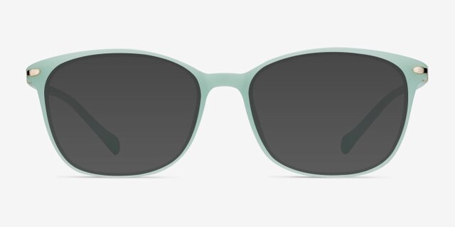 Nola Mint Frost PlasticEyeglass Frames from EyeBuyDirect, with Tinted Lenses