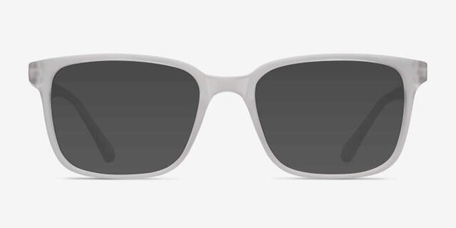 November Matte Clear PlastiqueMontures de lunettes de vue d'EyeBuyDirect, Avec des Verres Teintés