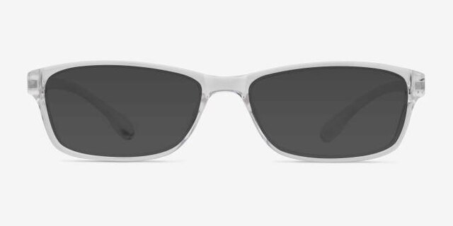 Versus Clear PlasticEyeglass Frames from EyeBuyDirect, with Tinted Lenses