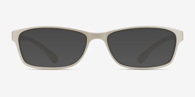 Versus White PlasticEyeglass Frames from EyeBuyDirect, with Tinted Lenses