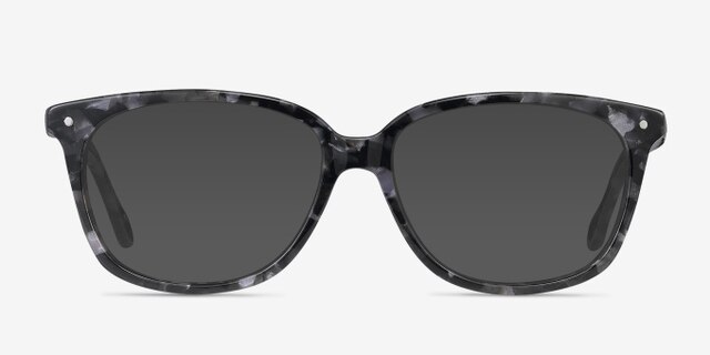 Escape Marbled Gray AcetateEyeglass Frames from EyeBuyDirect, with Tinted Lenses