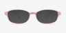 Sprint Pink PlasticEyeglass Frames from EyeBuyDirect, with Tinted Lenses