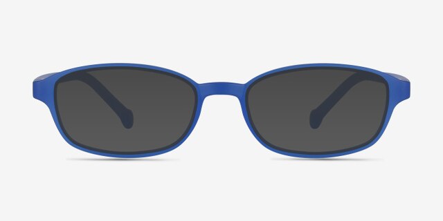 Sprint Blue PlasticEyeglass Frames from EyeBuyDirect, with Tinted Lenses