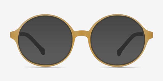 Circo Yellow PlasticEyeglass Frames from EyeBuyDirect, with Tinted Lenses