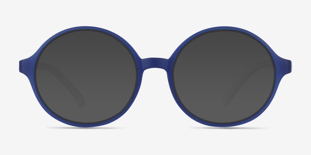 Circo Blue PlasticEyeglass Frames from EyeBuyDirect, with Tinted Lenses