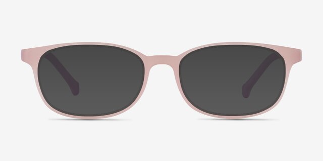 Bound Pink PlasticEyeglass Frames from EyeBuyDirect, with Tinted Lenses