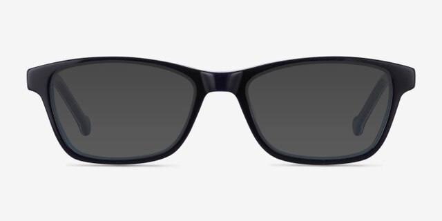 Shallows Blue AcetateEyeglass Frames from EyeBuyDirect, with Tinted Lenses