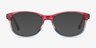 Nifty Pink Striped AcetateEyeglass Frames from EyeBuyDirect, with Tinted Lenses