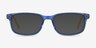 Totes Blue Clear AcetateEyeglass Frames from EyeBuyDirect, with Tinted Lenses