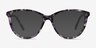 Lancet Purple Floral AcetateEyeglass Frames from EyeBuyDirect, with Tinted Lenses