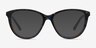 Lancet Blue Floral AcetateEyeglass Frames from EyeBuyDirect, with Tinted Lenses
