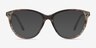 Lancet Clear Floral AcétateMontures de lunettes de vue d'EyeBuyDirect, Avec des Verres Teintés