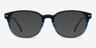 Nova Blue Striped AcétateMontures de lunettes de vue d'EyeBuyDirect, Avec des Verres Teintés