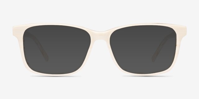 Prologue Cream AcetateEyeglass Frames from EyeBuyDirect, with Tinted Lenses