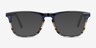 Prelude Blue Striped AcetateEyeglass Frames from EyeBuyDirect, with Tinted Lenses
