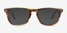 Prelude Brown Striped AcetateEyeglass Frames from EyeBuyDirect, with Tinted Lenses